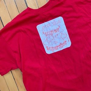 ++ [vintage] • red funny supervisor t-shirt ++